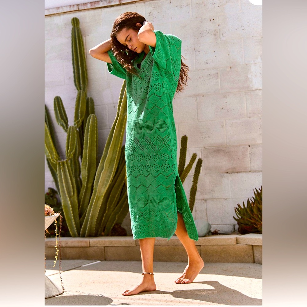 NWOT Free People• Knitted Maxi Dress